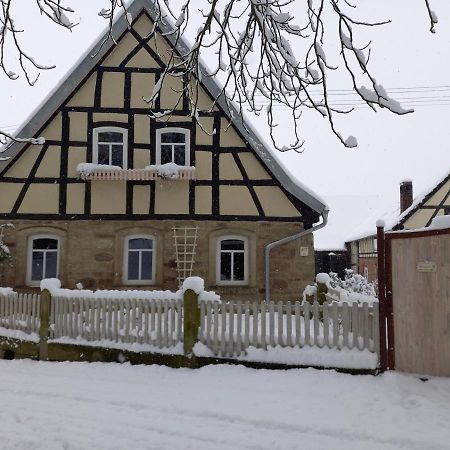 Romantisches Rosencottage Hofheim in Unterfranken ภายนอก รูปภาพ